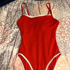 One piece bathing suit